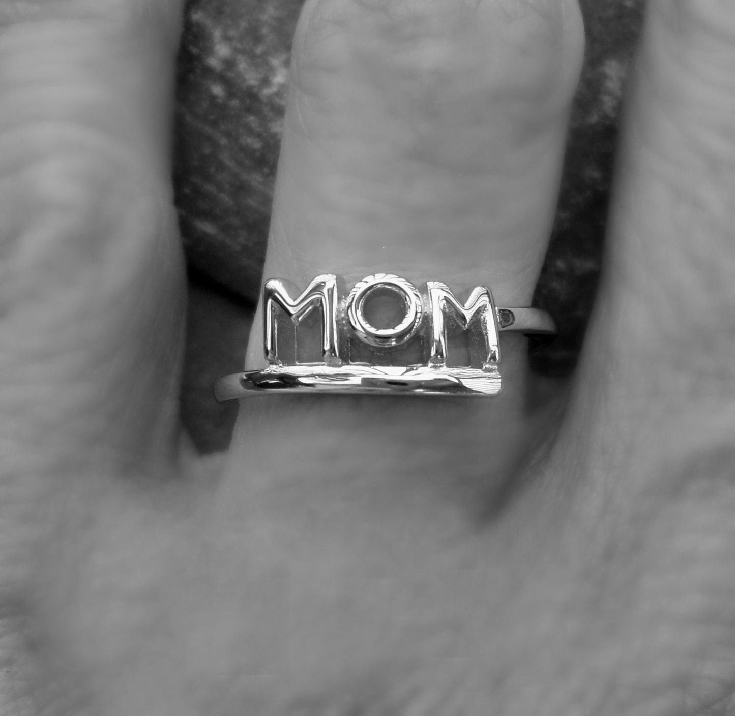 New Mom Mom Ring Popular Accessories Mother's Day Gift Simple Ring