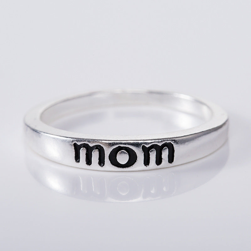 Popular Jewelry, Creative Rings, Small Merchandise Gifts DAD MOM Father and Mother's Day Pair Rings