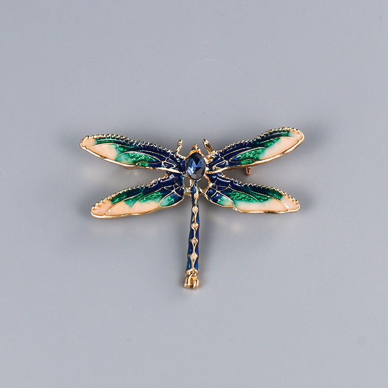 Frog Brooch New Owl Brooch Dragonfly Butterfly Enamel Brooch Peacock Animal Pin, Apparel Accessories