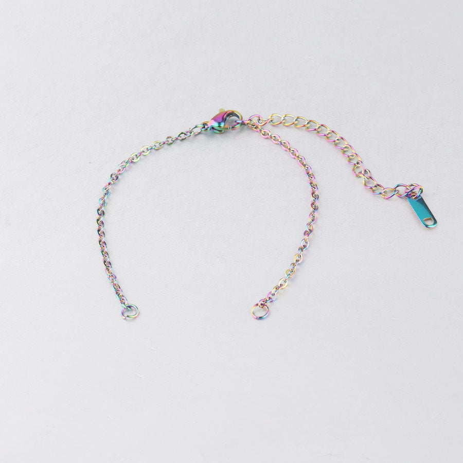 Hot-selling 2mm Fine Steel Color Gold Rose Gold Stainless Steel DIY Bracelet Chain Accessories Size Optional Bracelet