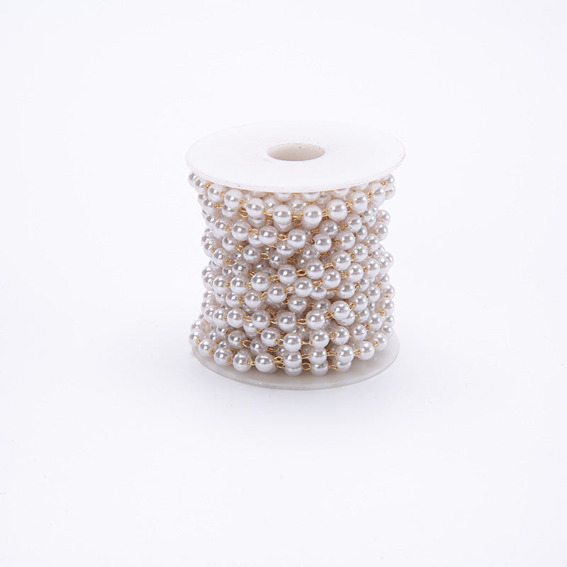 Factory Direct Handmade Chain, Highlight Pearl Chain DIY Earrings Necklace Bracelet, Pure Handmade Pearl Chain