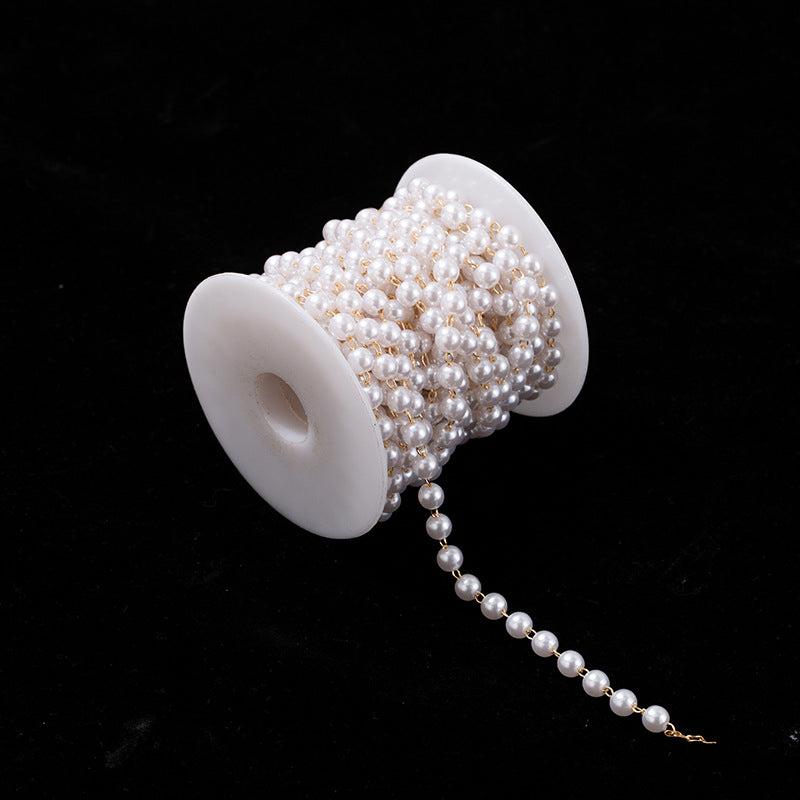 Factory Direct Handmade Chain, Highlight Pearl Chain DIY Earrings Necklace Bracelet, Pure Handmade Pearl Chain