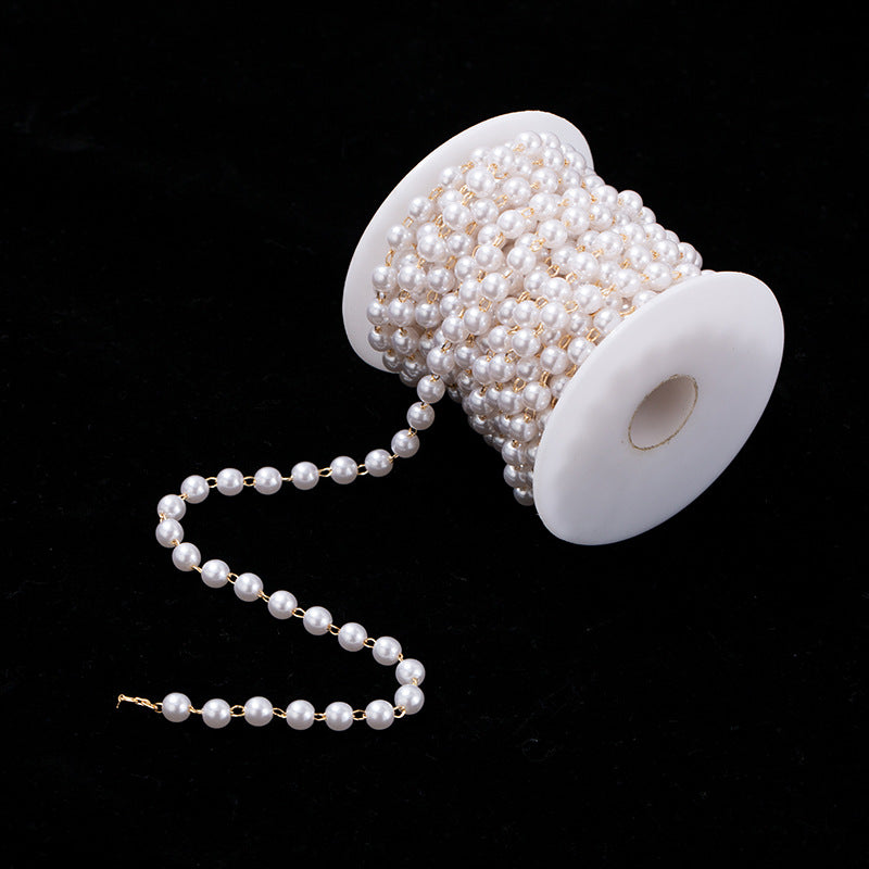 Factory Direct Handmade Chain, Highlight Pearl Chain DIY Earrings Necklace Bracelet, Pure Handmade Pearl Chain