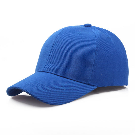 Spot Wholesale Cotton Thickened Solid Color Blank Cap Hat Work Cap Advertising Cap Baseball Cap Korean Version Tide