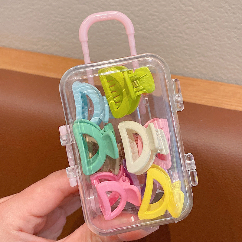 Children's Summer Candy Color Bangs Hairpin Does Not Hurt Hair Baby Headgear Girls Clip New Grab Clip Girls Side Clip