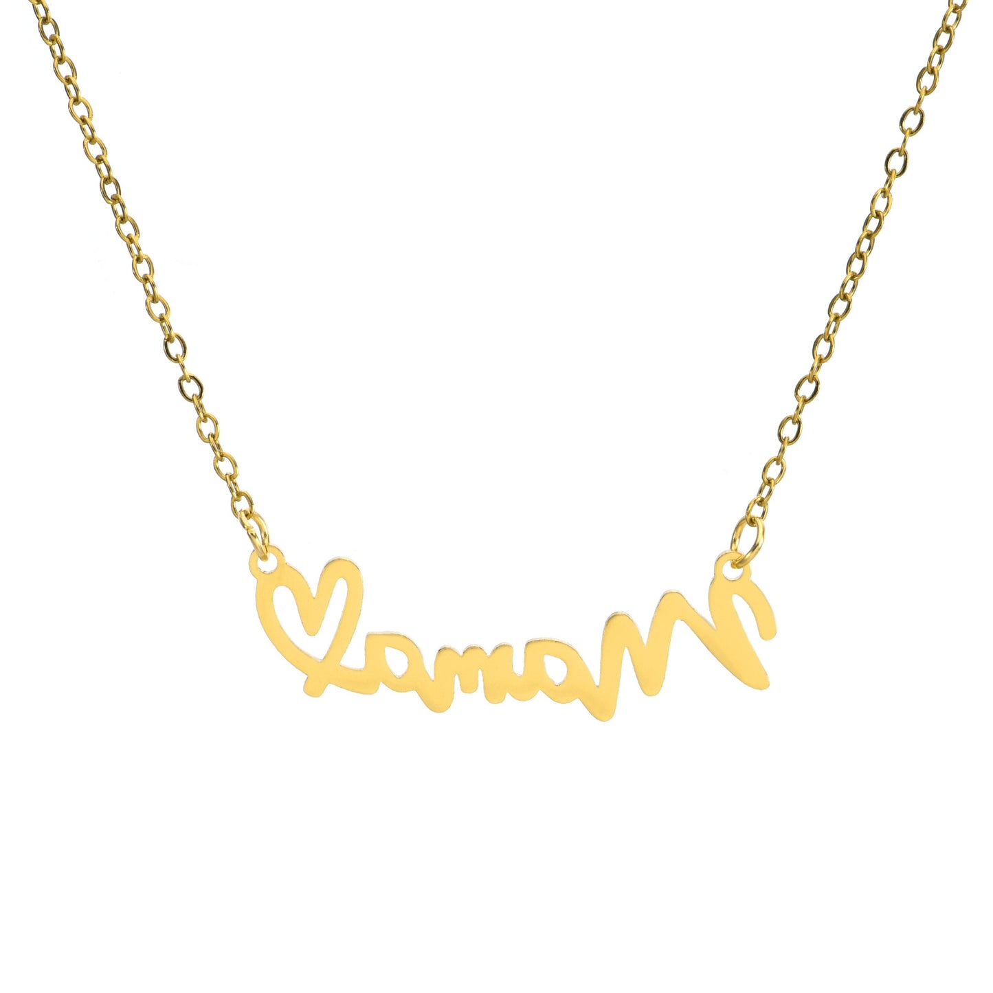 Mother's Day Stainless Steel Mama Necklace Women Do Not Fade Fashion Personalized Letter Titanium Steel Necklace Jewelry Korean Version Jewelry