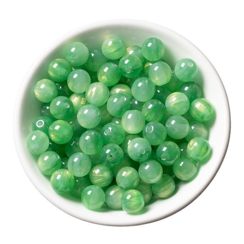 Wholesale Resin Streamer Gilt Gold Star Empty Imitation Cat's Eye Beads Beaded DIY Handmade Bracelet Necklace Loose Bead Accessories