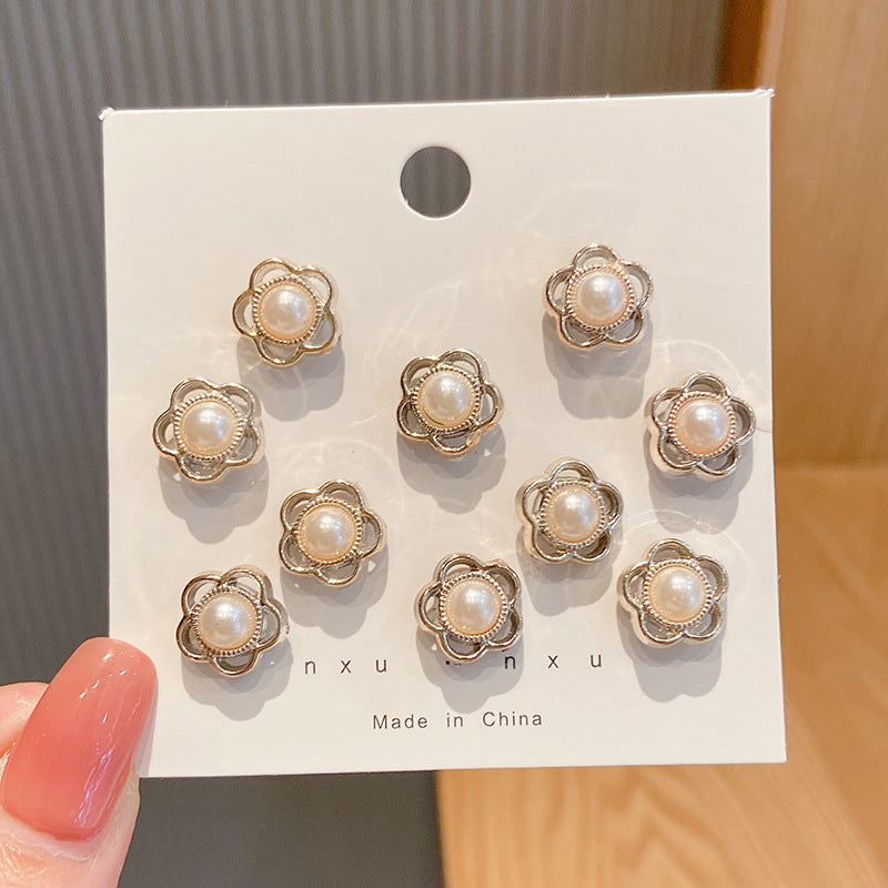 Jeans Waistband Reduced Waist Buckle Brooch Women's Skirt Tightened Waist Artifact Pin Fixed Anti-light Buckle Button