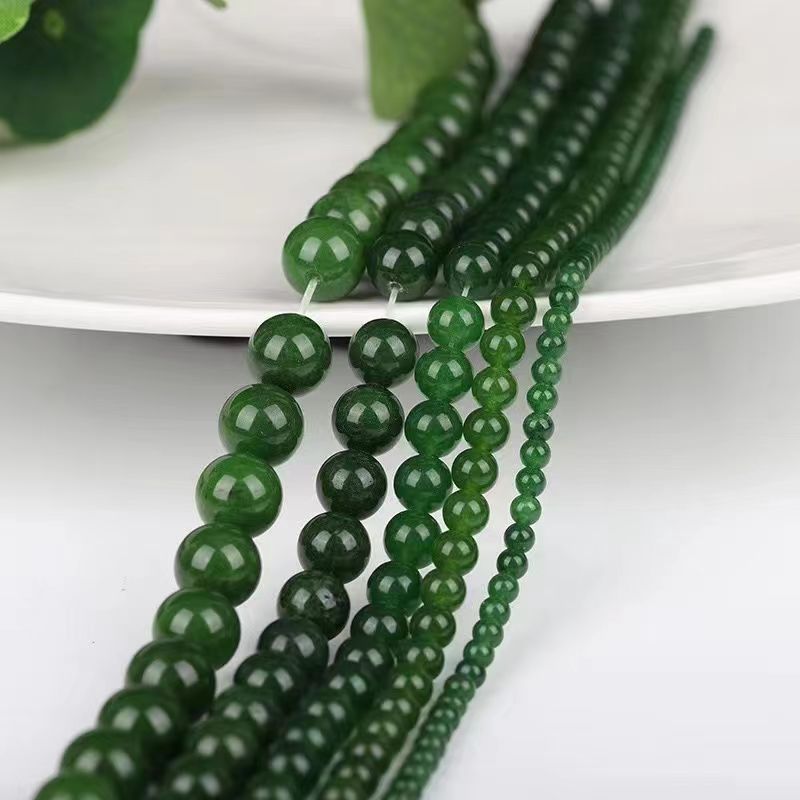 Jasper Loose Beads Round Beads Work in Progress DIY Handmade Beaded Jewelry Accessories Woven Bracelets Necklaces Duobao Beads