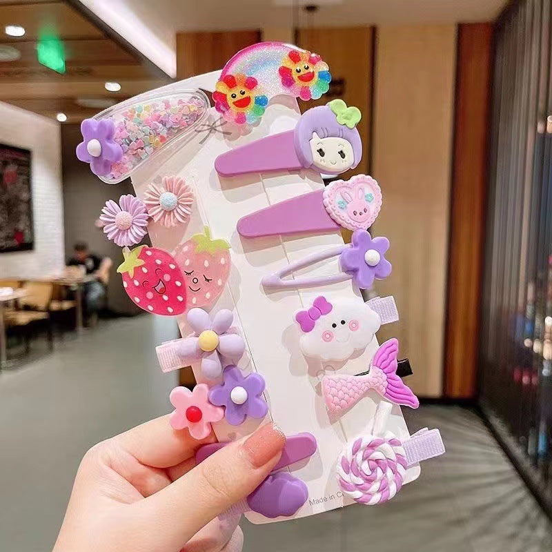 Children's Korean Version Baby Hairpin Cute Cartoon Hairpin