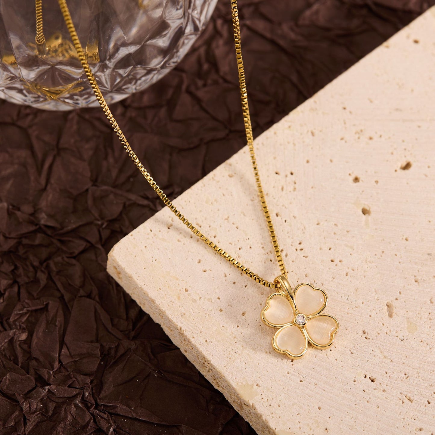 Summer New Titanium Steel Non-fading Versatile Necklace Light Luxury Simple Pendant Women's Necklace