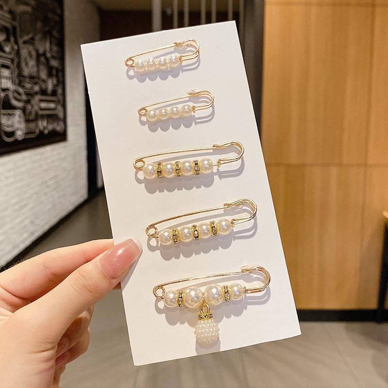 Jeans Waistband Reduced Waist Buckle Brooch Women's Skirt Tightened Waist Artifact Pin Fixed Anti-light Buckle Button