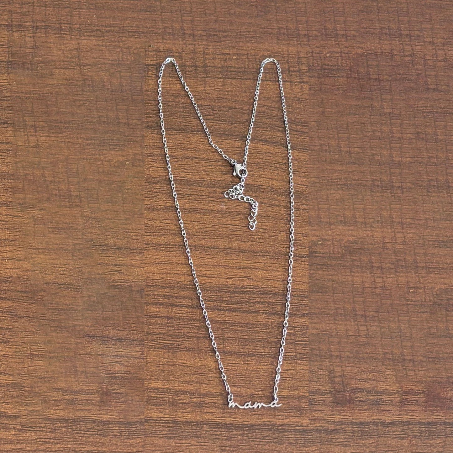 18K Gold Non-fading Stainless Steel Mama Necklace Neck Chain Parent-child Gift Mother's Day Gift Love Mom Necklace