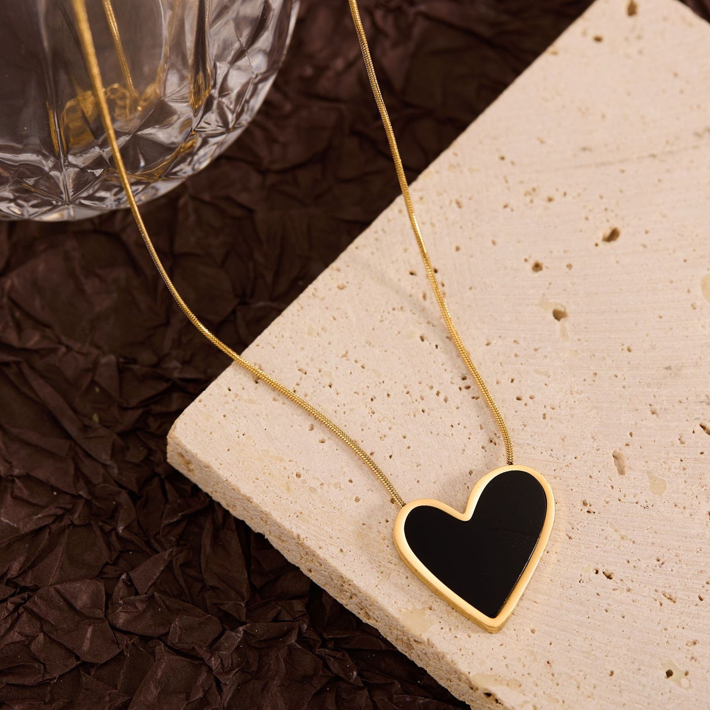 Summer New Titanium Steel Non-fading Versatile Necklace Light Luxury Simple Pendant Women's Necklace