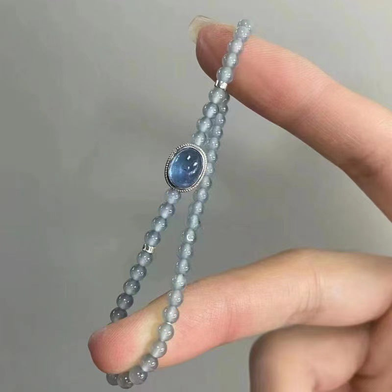 Gypsy Star~ Double-layer Stacked Pearl Bracelet for Women's Niche Light Luxury Temperament Exquisite and Versatile Jewelry