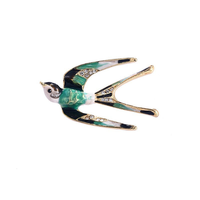 Frog Brooch New Owl Brooch Dragonfly Butterfly Enamel Brooch Peacock Animal Pin, Apparel Accessories