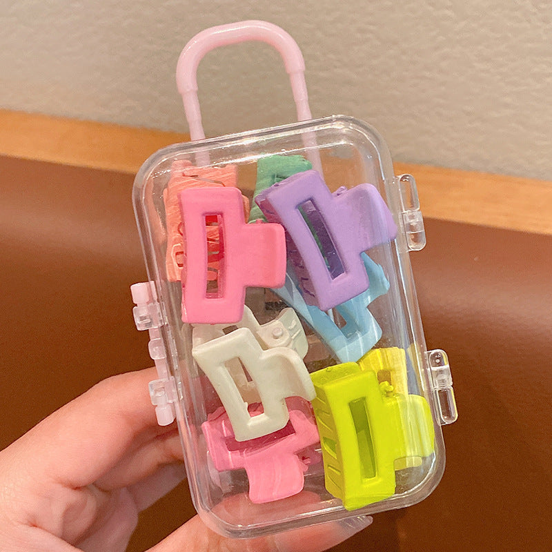 Children's Summer Candy Color Bangs Hairpin Does Not Hurt Hair Baby Headgear Girls Clip New Grab Clip Girls Side Clip