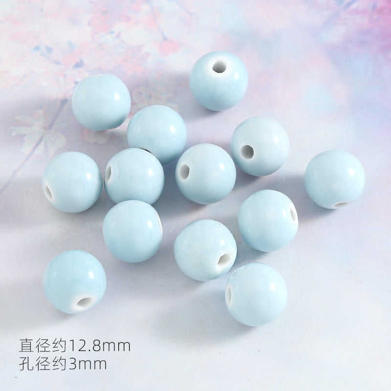 Ocean Wind Ceramic Beads Rabbit Conch Cat Claws Beaded Accessories Handmade Material DIY Loose Beads Bracelet Accessories