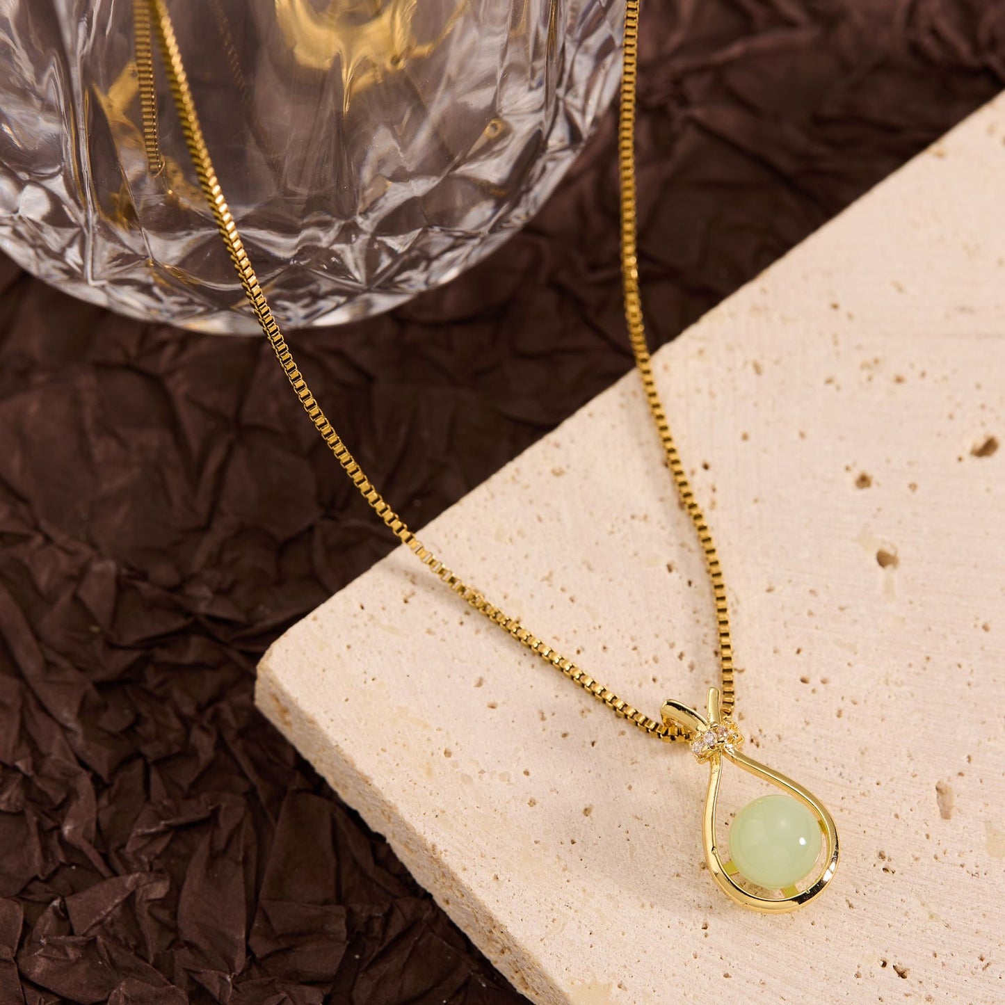 Summer New Titanium Steel Non-fading Versatile Necklace Light Luxury Simple Pendant Women's Necklace