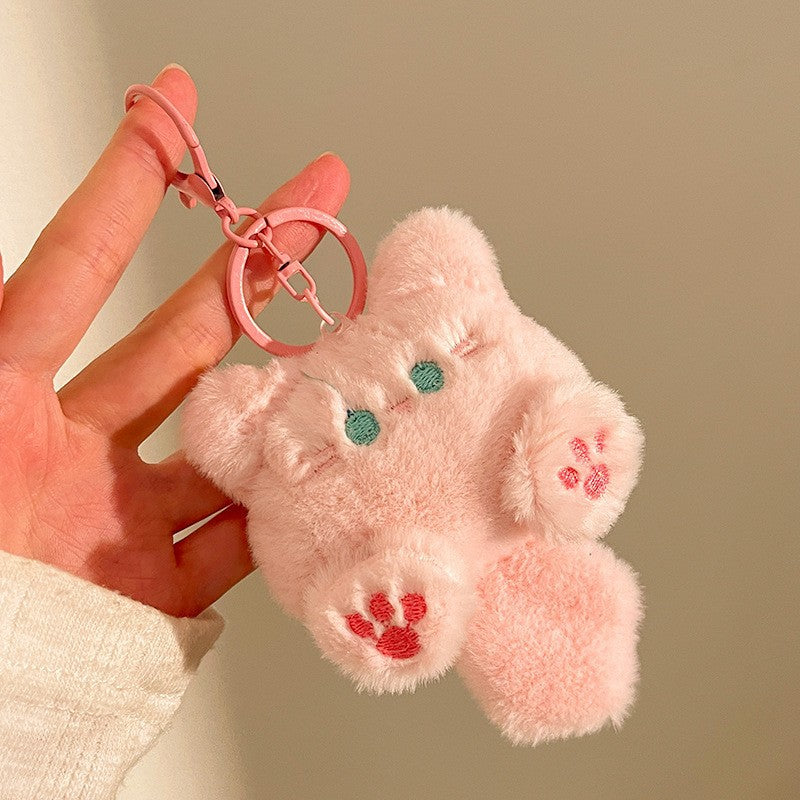 Plush Doll Doll Pendant Cartoon Creative Keychain Stall Activity Small Gift Backpack Pendant Accessories Wholesale