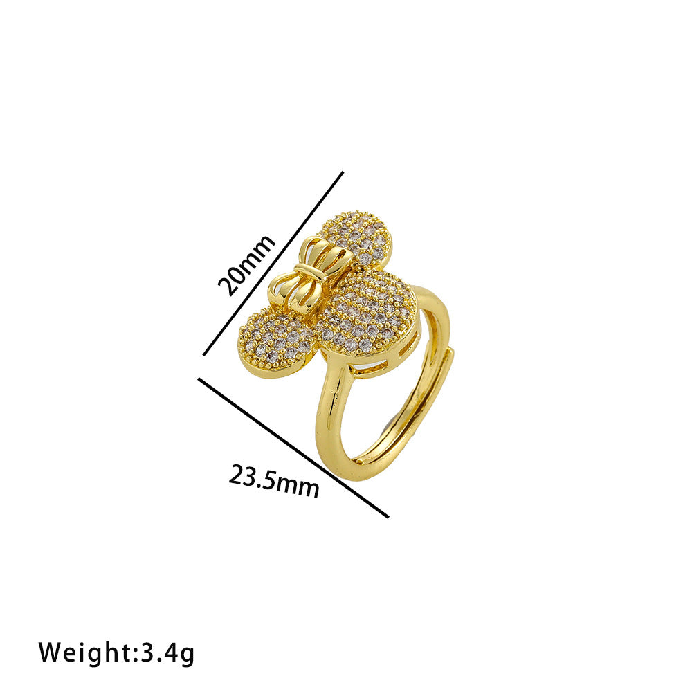 European and American Fashion Retro Niche Light Luxury High Sense Personalized Opening Ring Fashion Jewelry Factory Direct Sales