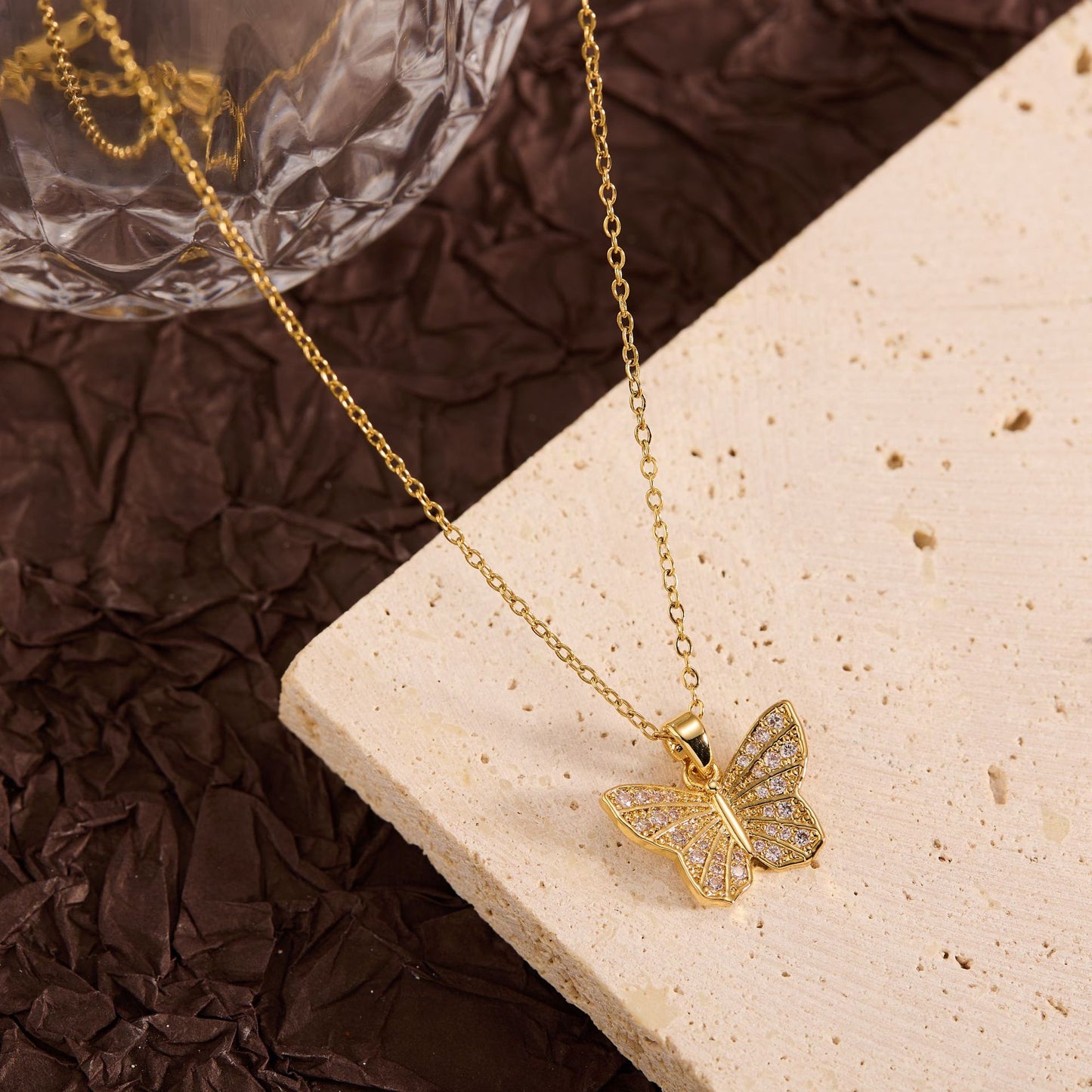 Summer New Titanium Steel Non-fading Versatile Necklace Light Luxury Simple Pendant Women's Necklace