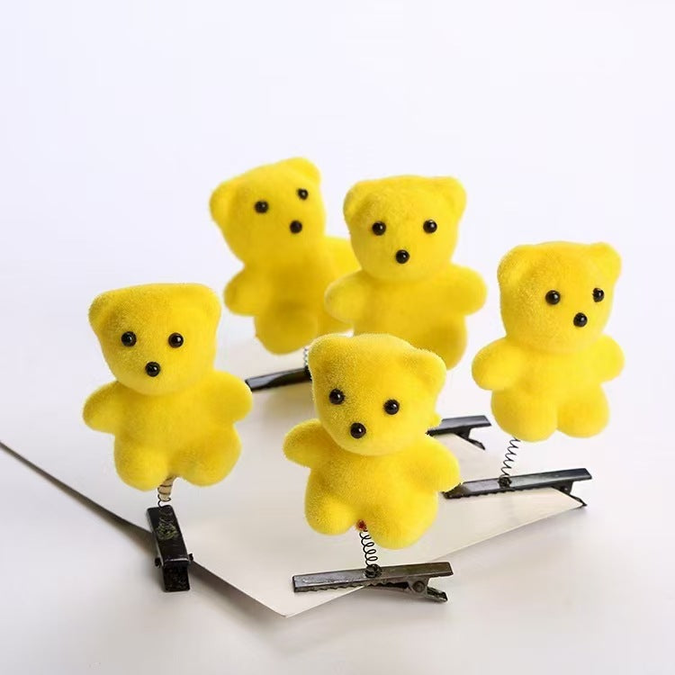 Children Act Cute Children's Chick Heart-shaped Headgear Hairpin Love Sell Cute Hair Accessories Gifts Children's Card Accessories