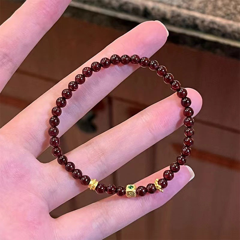 Gypsy Star~ Double-layer Stacked Pearl Bracelet for Women's Niche Light Luxury Temperament Exquisite and Versatile Jewelry