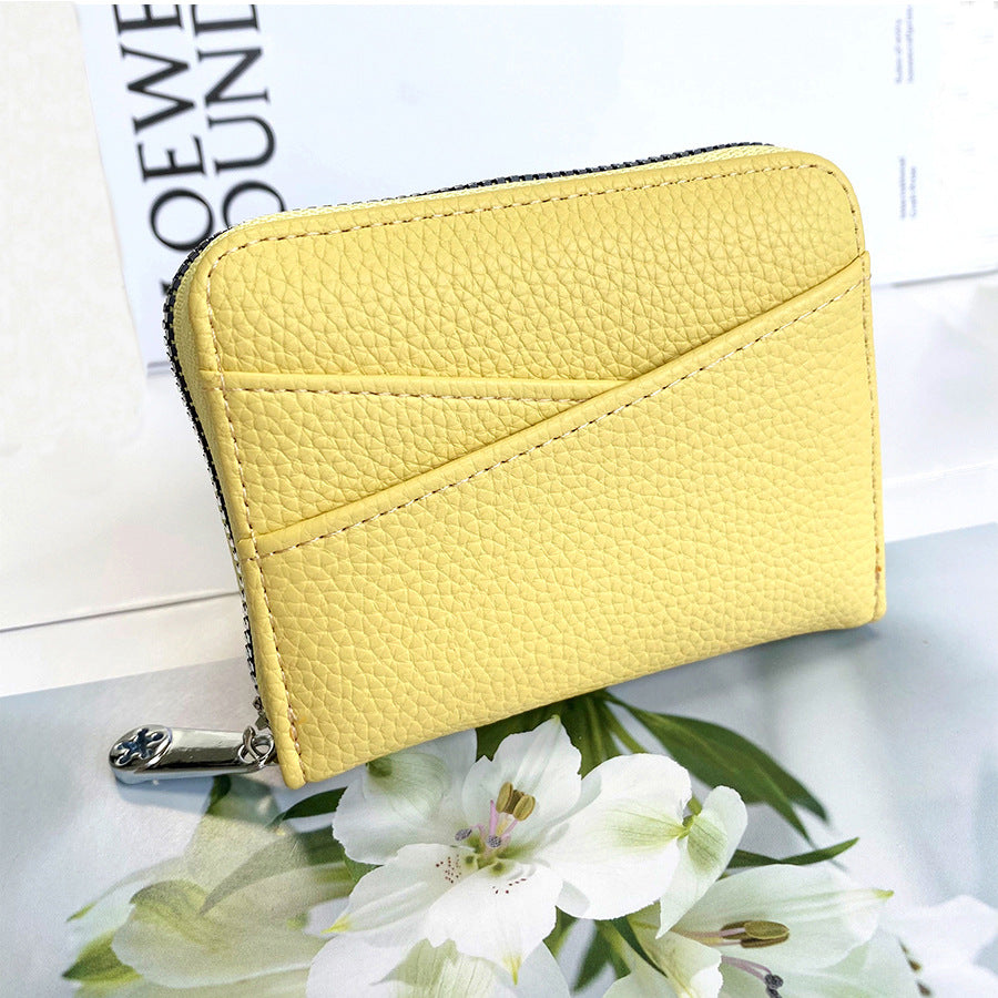 Japanese Small Wallet INS Japanese Organ Card Bag, Multi-card Women's Change Bag, Simple and Large Capacity