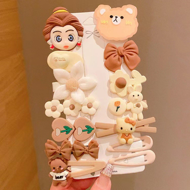Children's Korean Version Baby Hairpin Cute Cartoon Hairpin