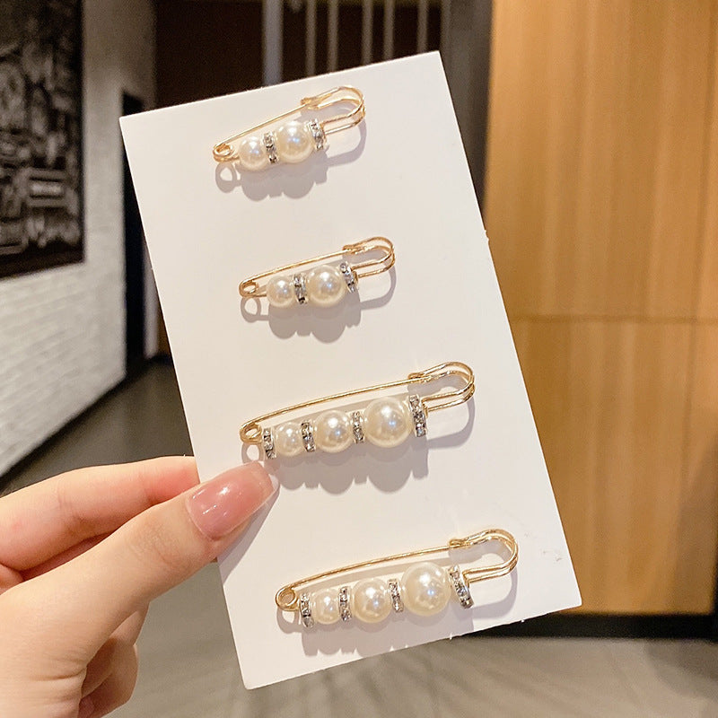 Jeans Waistband Reduced Waist Buckle Brooch Women's Skirt Tightened Waist Artifact Pin Fixed Anti-light Buckle Button