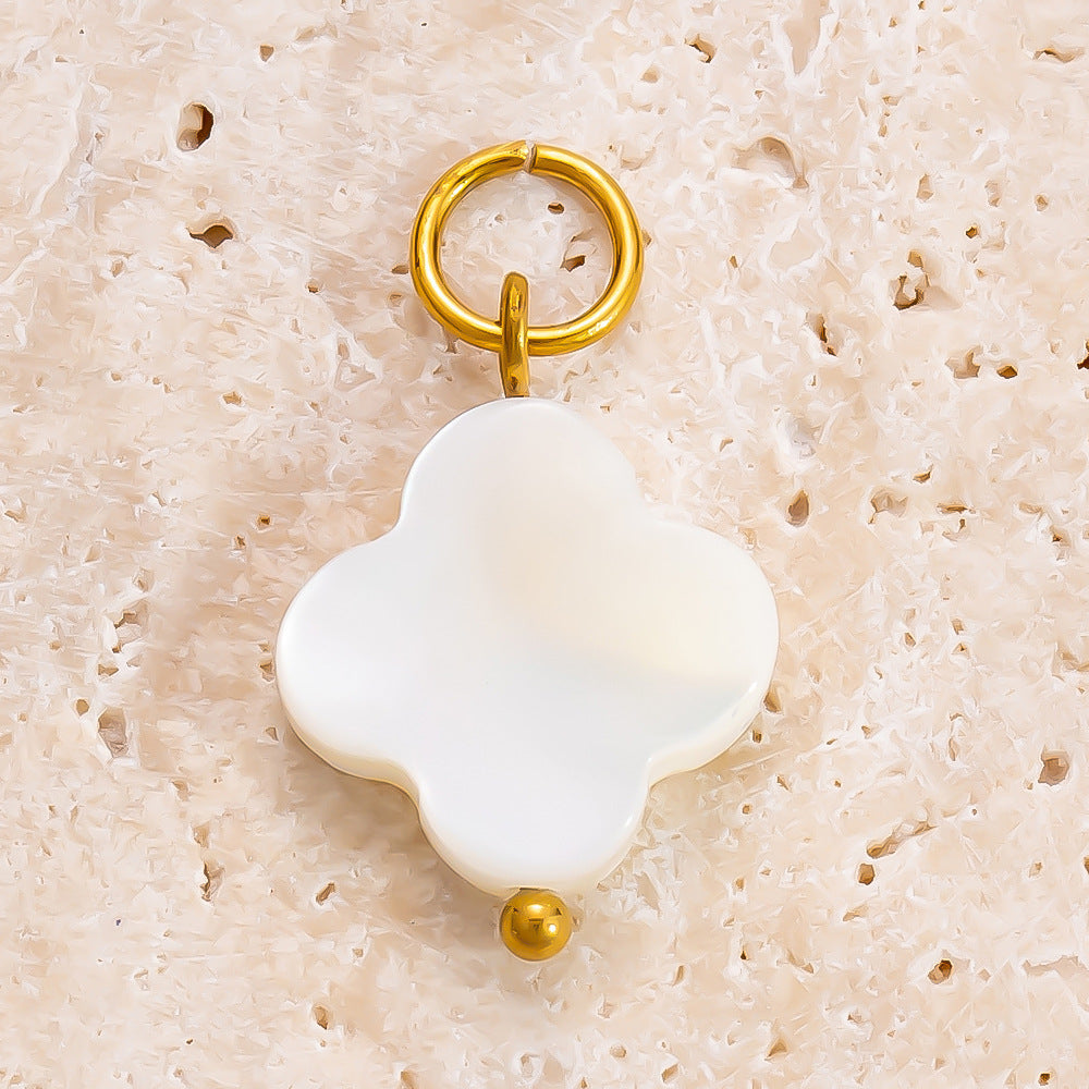 DIY Jewelry Accessories Do Not Fade, High-end Necklace Accessories Electroplated 18k Real Gold Stainless Steel Pendant Single Pendant