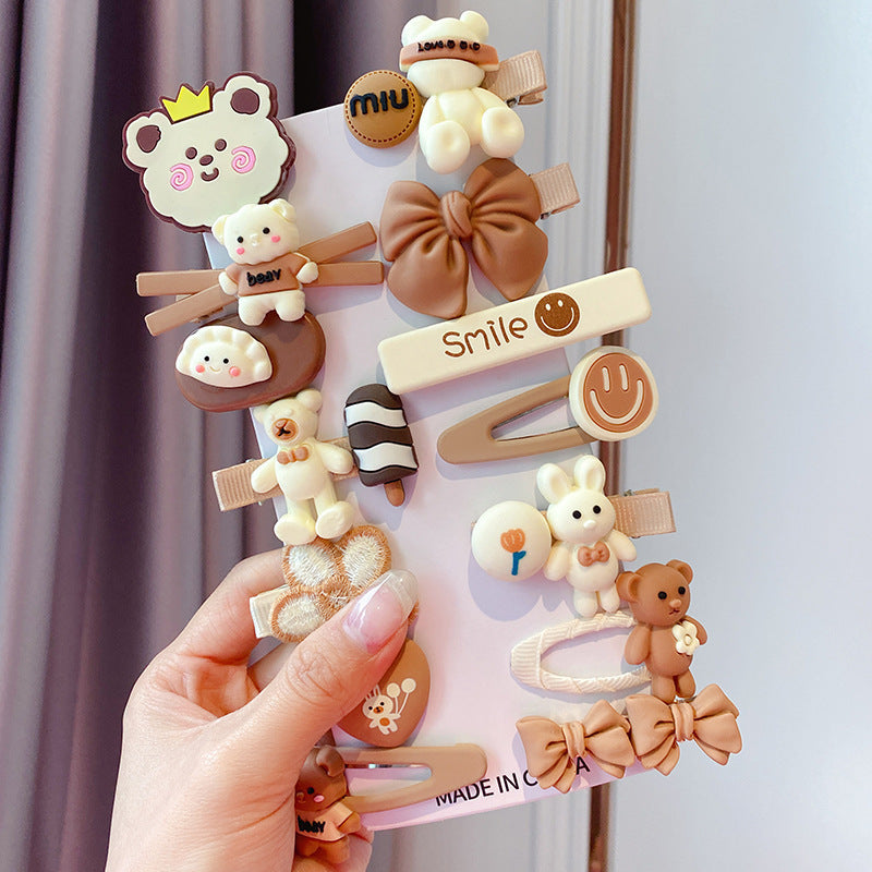 Children's Korean Version Baby Hairpin Cute Cartoon Hairpin