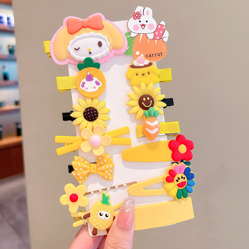 Children's Korean Version Baby Hairpin Cute Cartoon Hairpin
