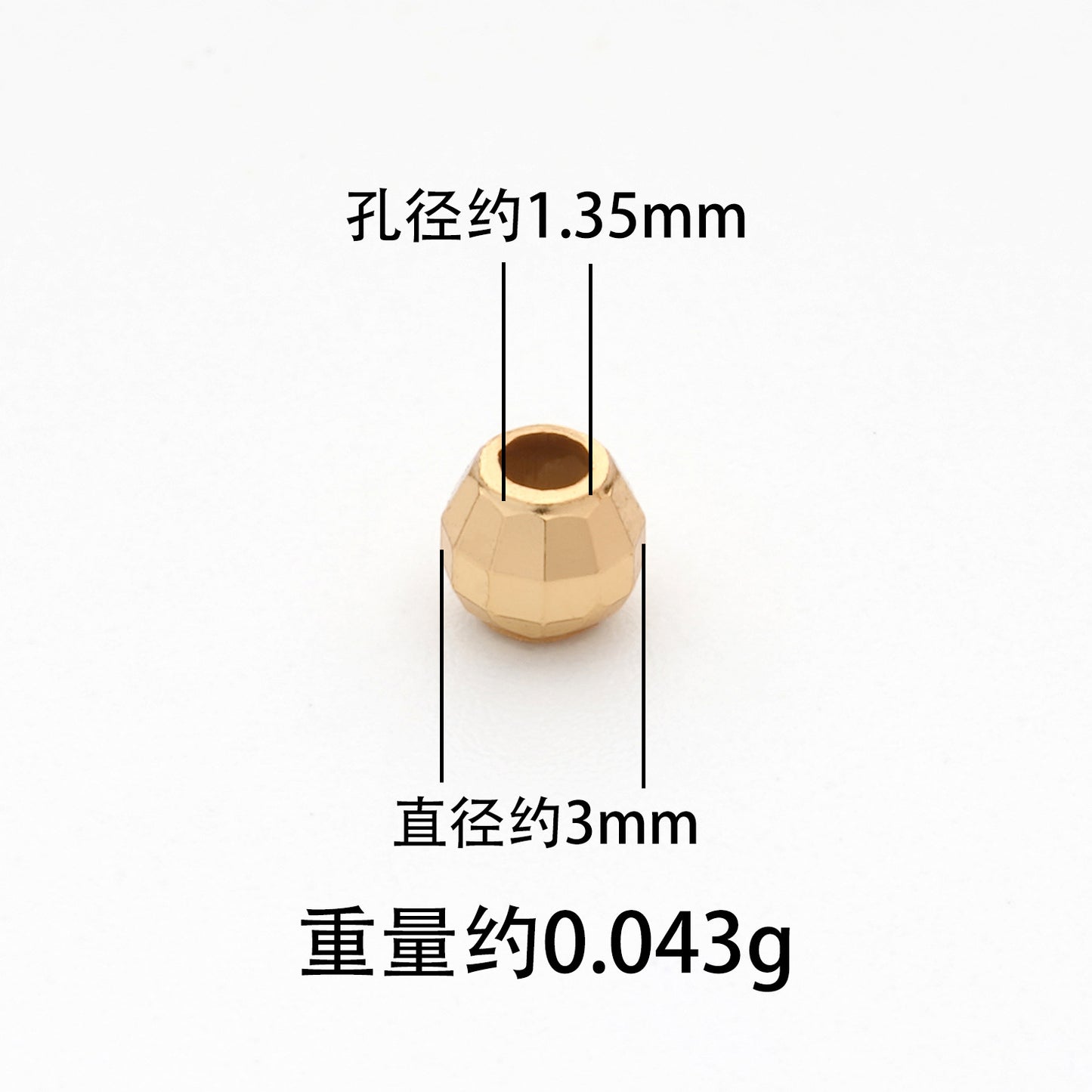 S925 Silver Bead Light Board Bead Batch Flower Bead Laser Bead S925 Silver Bead Accessories DIY Accessories Factory Direct Sales Combination
