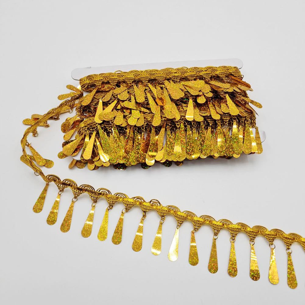 Gold and Silver Laser Slings Lace Dance Clothing Accessories Embroidery Lace Accessories