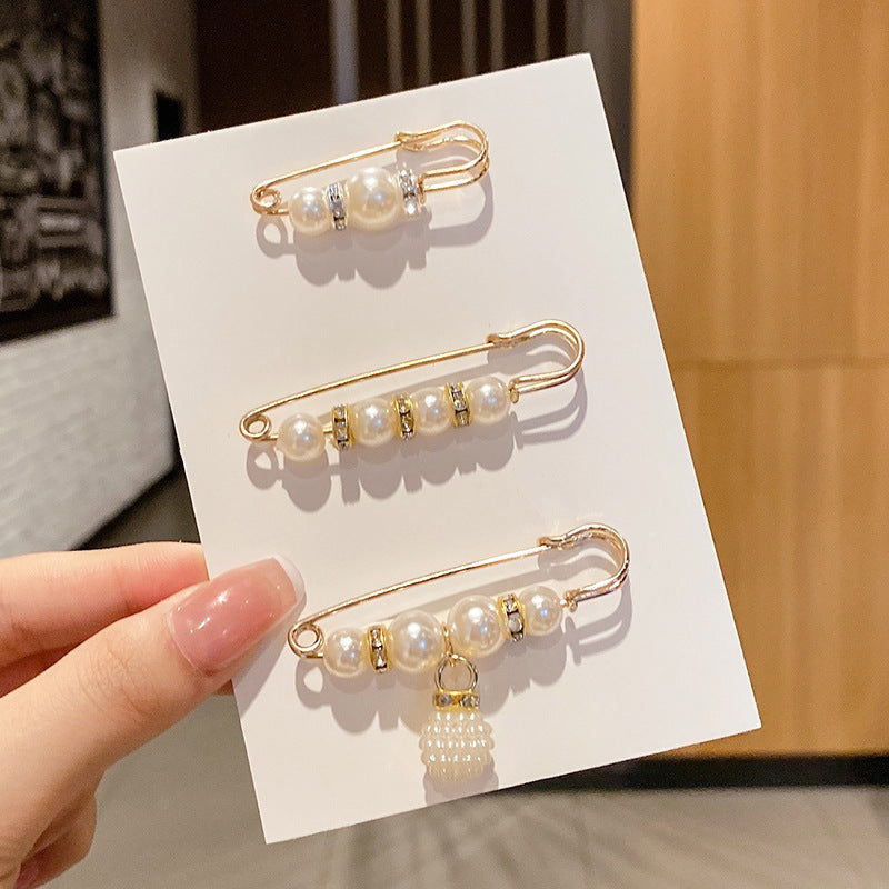 Jeans Waistband Reduced Waist Buckle Brooch Women's Skirt Tightened Waist Artifact Pin Fixed Anti-light Buckle Button