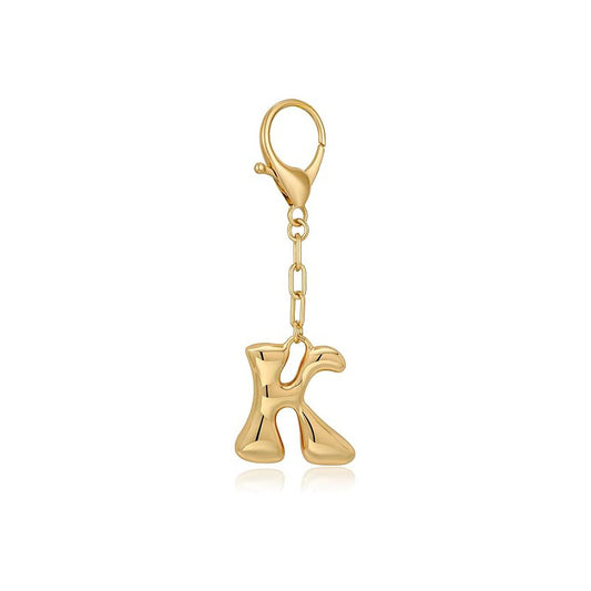 Hot-selling 26-letter Keychain Pendant Simple and Fashionable Versatile English Letter Bag Accessories Pendant