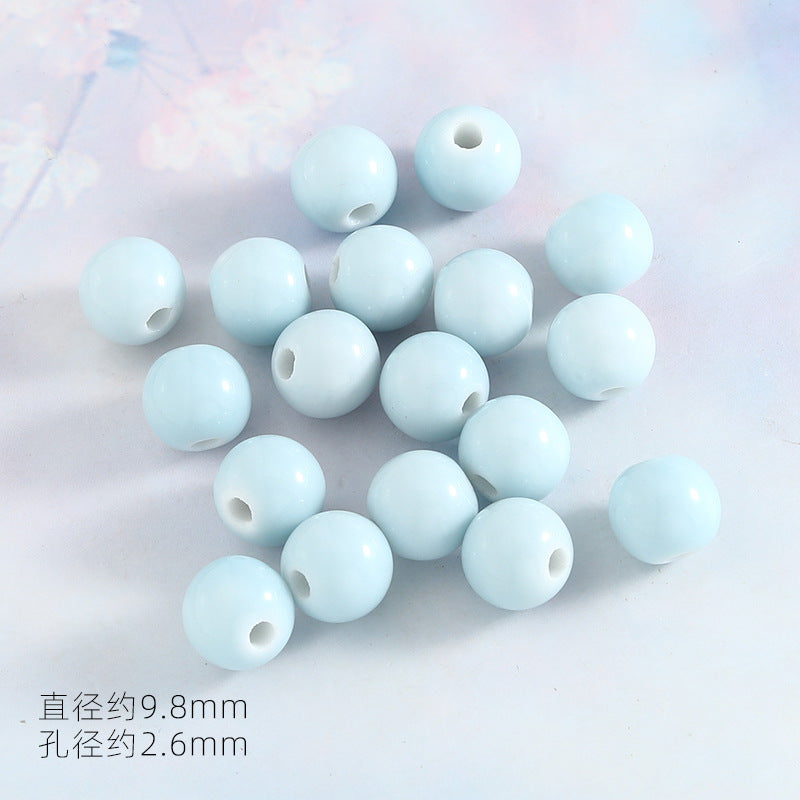 Ocean Wind Ceramic Beads Rabbit Conch Cat Claws Beaded Accessories Handmade Material DIY Loose Beads Bracelet Accessories