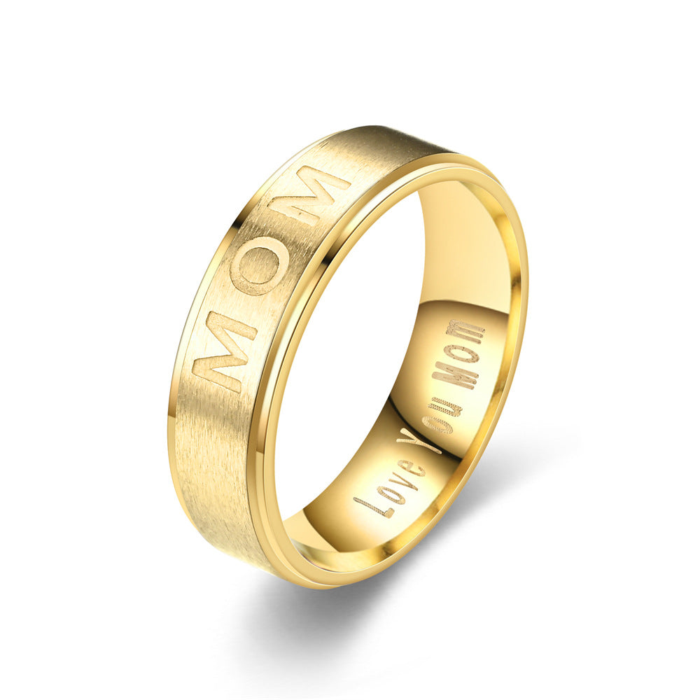 Accessories Family Mother's Day LOVE YOU MOM Ring