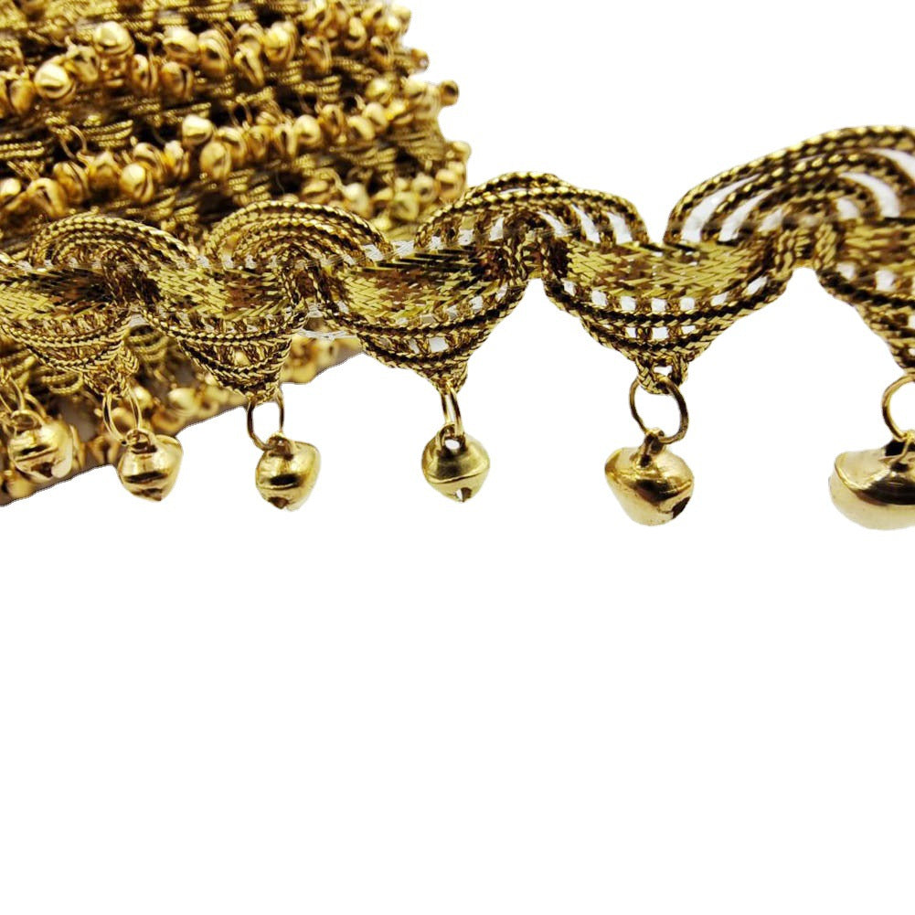 Gold and Silver Laser Slings Lace Dance Clothing Accessories Embroidery Lace Accessories