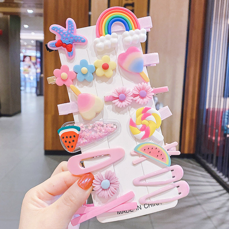 Children's Korean Version Baby Hairpin Cute Cartoon Hairpin