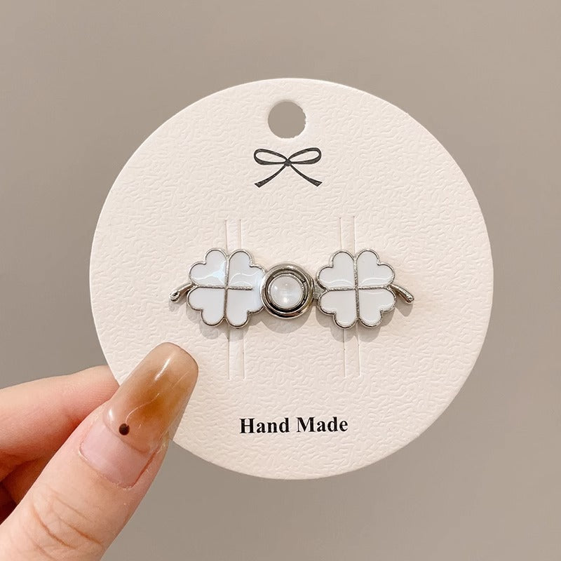 Jeans Waistband Reduced Waist Buckle Brooch Women's Skirt Tightened Waist Artifact Pin Fixed Anti-light Buckle Button