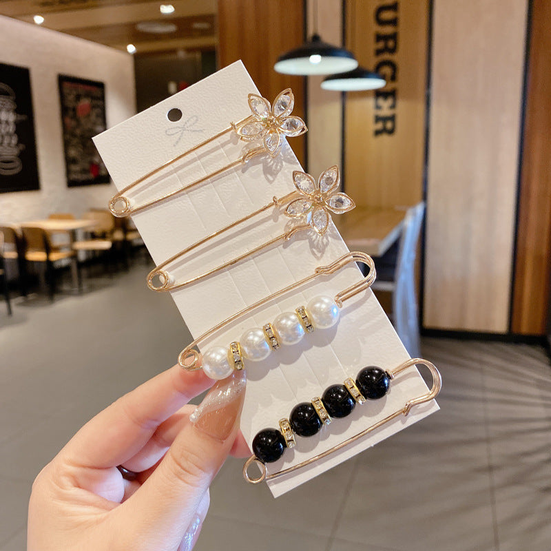 Jeans Waistband Reduced Waist Buckle Brooch Women's Skirt Tightened Waist Artifact Pin Fixed Anti-light Buckle Button