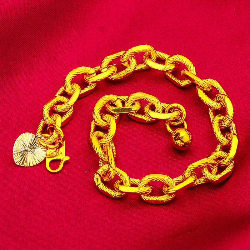 Vietnamese Sand Gold Girls Fashion Gold-plated Bracelet Women's Olive Bracelet