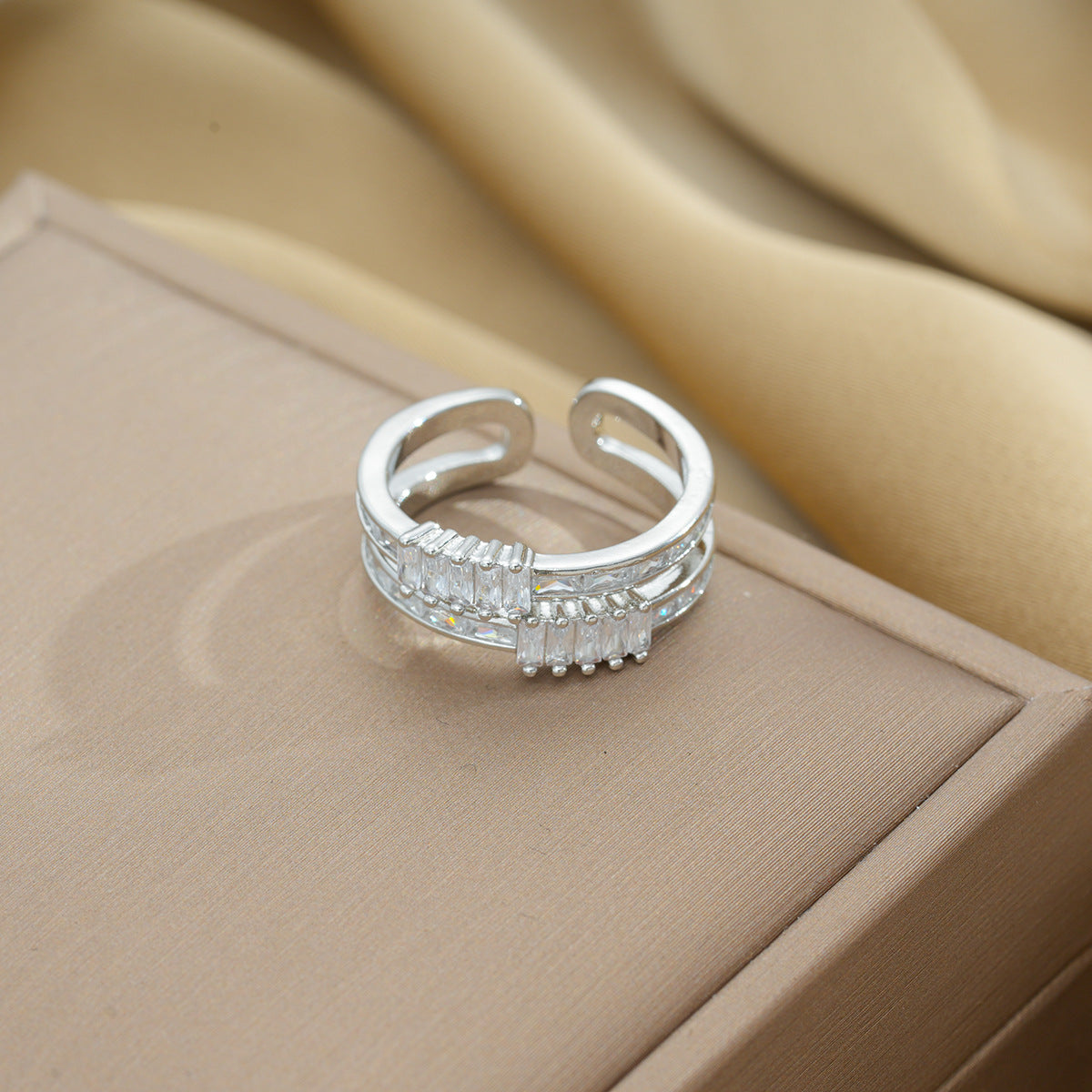 European and American Fashion Retro Niche Light Luxury High Sense Personalized Opening Ring Fashion Jewelry Factory Direct Sales