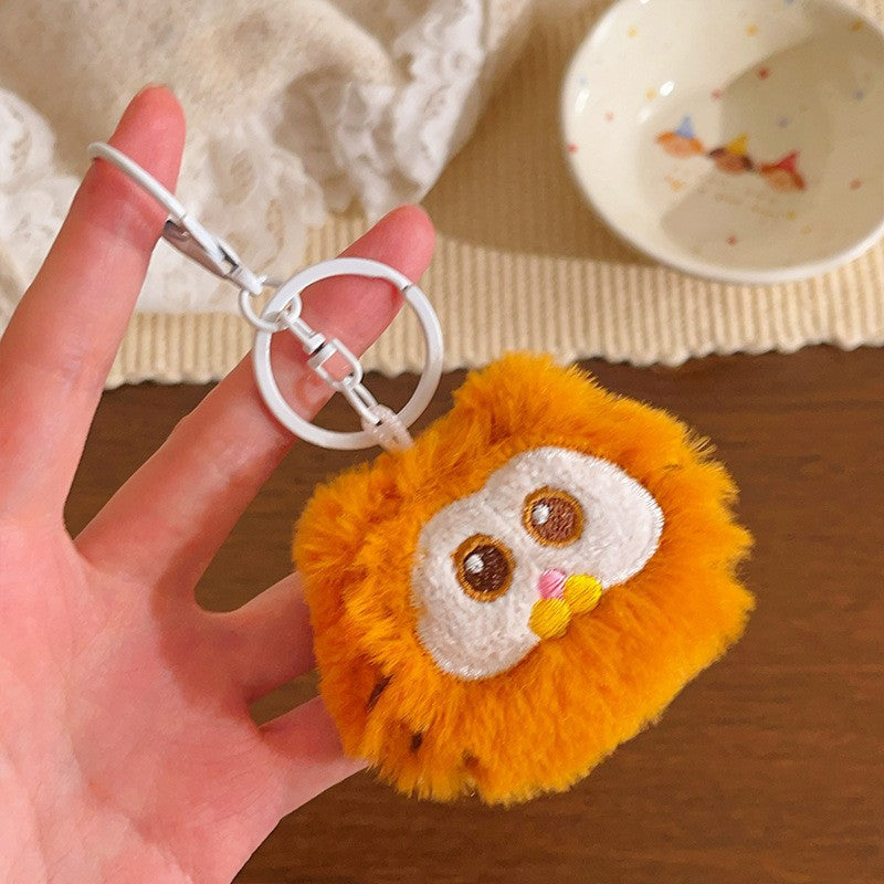 Plush Doll Doll Pendant Cartoon Creative Keychain Stall Activity Small Gift Backpack Pendant Accessories Wholesale