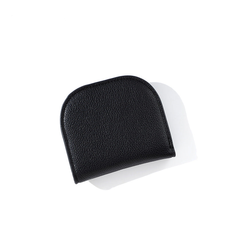 New Change Bag Solid Color Small Wallet Women's High-end Polyester Leather Wallet
