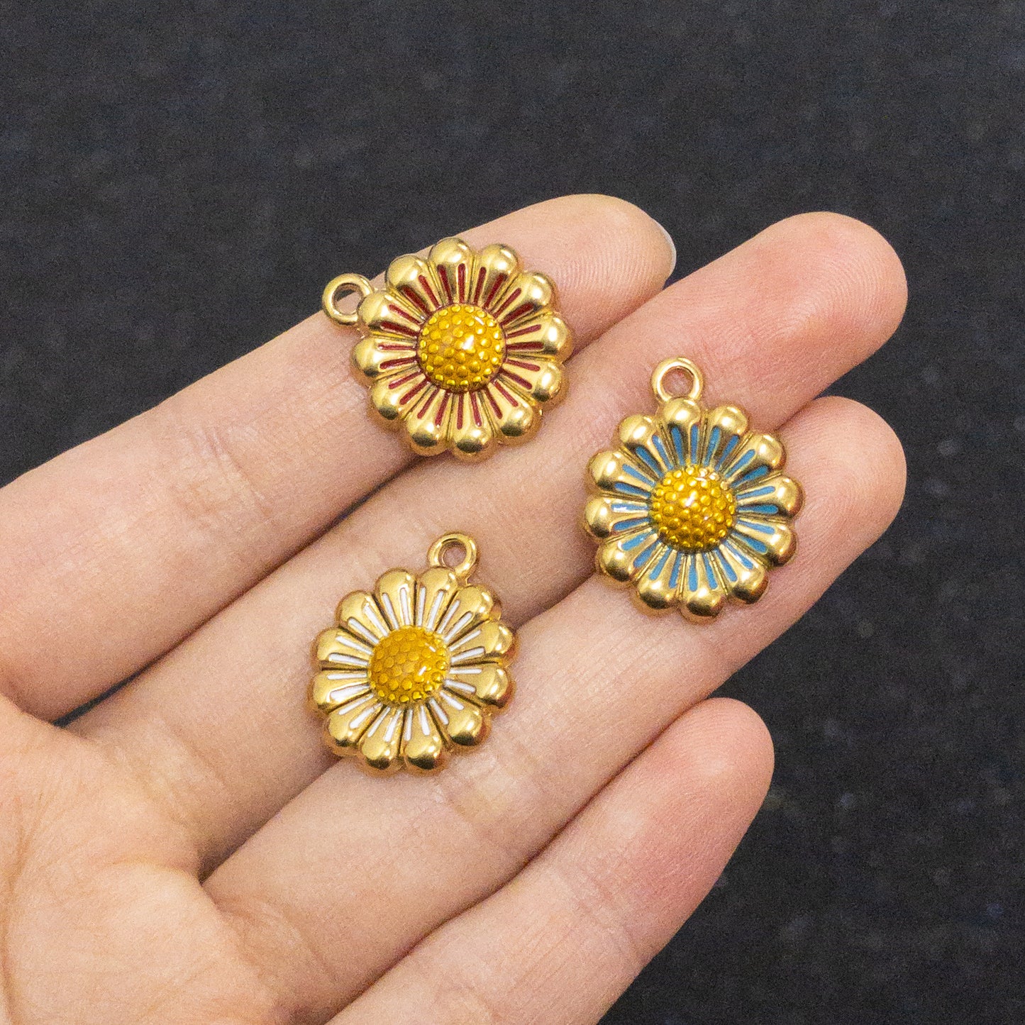 Stainless Steel DIY Jewelry Accessories, Oil Drop Pendant Necklace Pendant, Earring Accessories