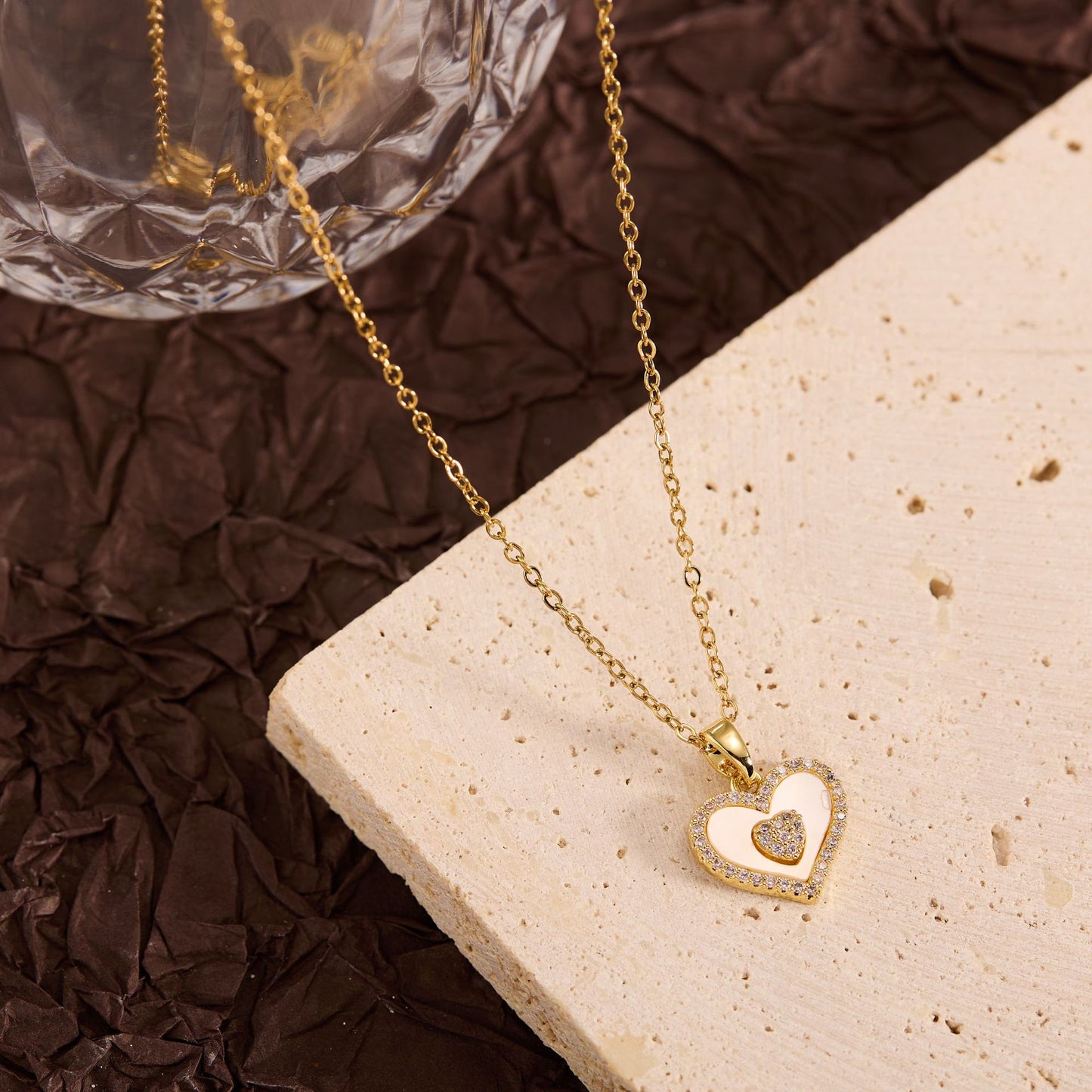 Summer New Titanium Steel Non-fading Versatile Necklace Light Luxury Simple Pendant Women's Necklace
